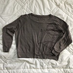 Vista Designs Screenprint bicycle sweatshirt